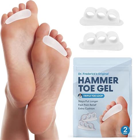 Amazon Dr Frederick S Original Hammer Toe Gels 2 Pairs Hammer