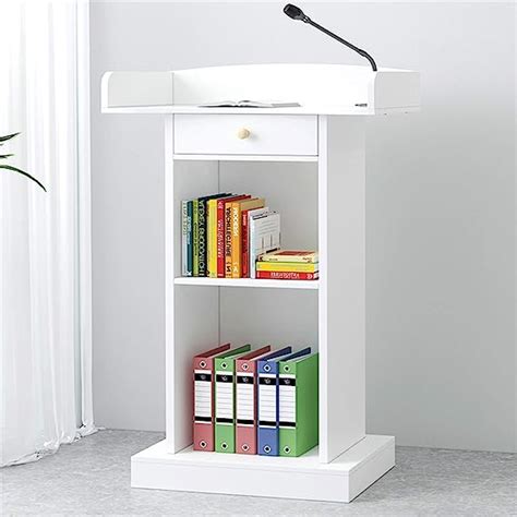 Podium Presentation Lectern Stand Standing Movable Lecture