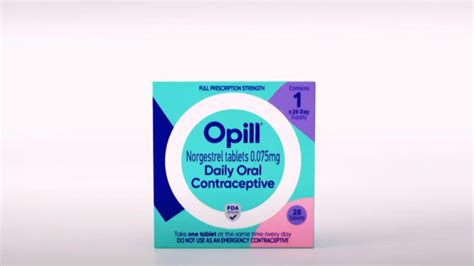 FDA Approves First Daily Over The Counter Birth Control Pill Opill