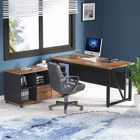 Buy Tribesigns L Shaped Computer Desk Inches Executive Desk With