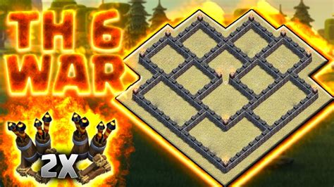 MELHOR LAYOUT GUERRA CV6 DUAS DEFESAS AÉREAS BEST TH6 WAR BASE 2X