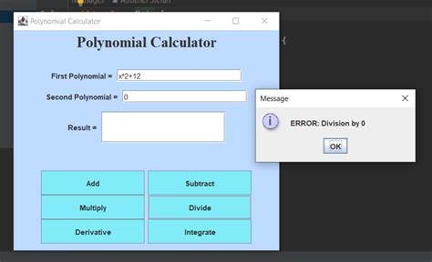 GitHub - MrSteffe23/Polynomial-Calculator: It is a Polynomial Calculator which can execute ...