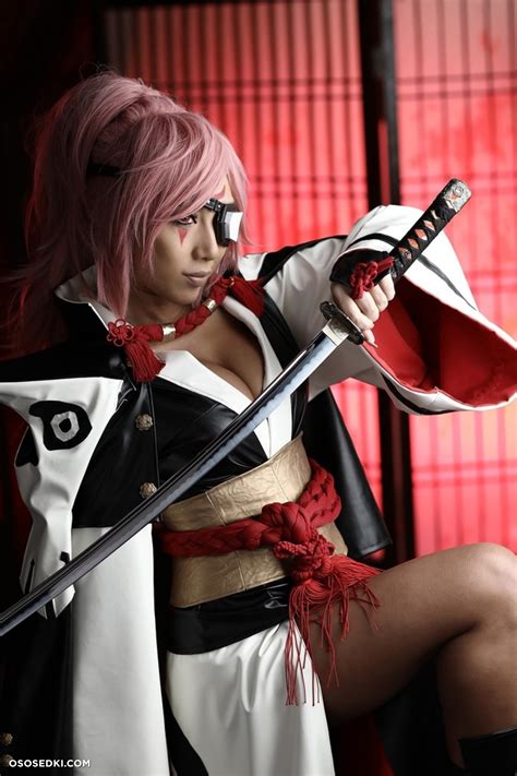 Nonsummerjack Guilty Gear Baiken Naked Cosplay Asian Photos