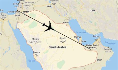 For The First Time Saudis Allow Israeli Commercial Plane To Fly Over