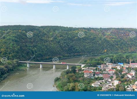 Bridge Over the Dniester River in Ukraine Stock Photo - Image of ...