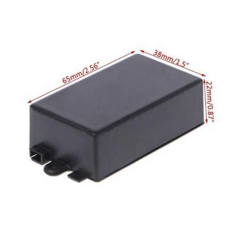 Waterproof Plastic Electronic Enclosure Project Box Black 65x38x22mm