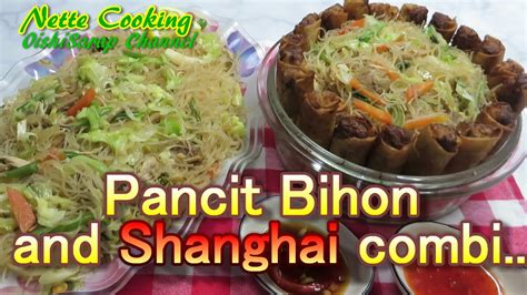 Pancit Bihon Guisado Bihon And Lumpiang Shanghai Combo Youtube