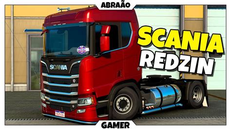 Mod Scania Redzin Na Suspens O A Ar E Rebaixada Para Euro Truck