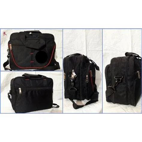 Black Matty Polyster Nylon Stylish Laptop Bag Capacity 8 12 Kg At Rs