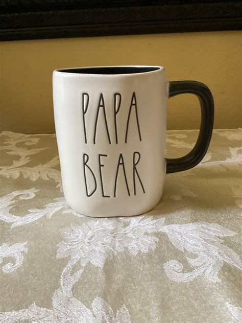 Rae Dunn Papa Bear Mug Fathers Day Etsy