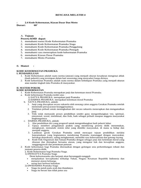 kode kehormatan  motto pramuka  scouting  guiding career