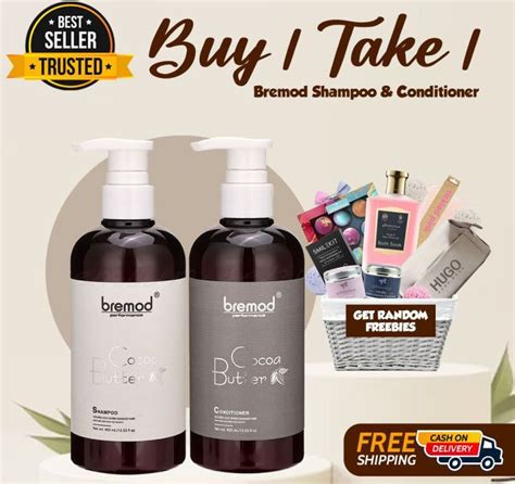 2IN1 Bremod Hair Conditioner Shampoo COCOA BUTTER 400ml Lazada PH