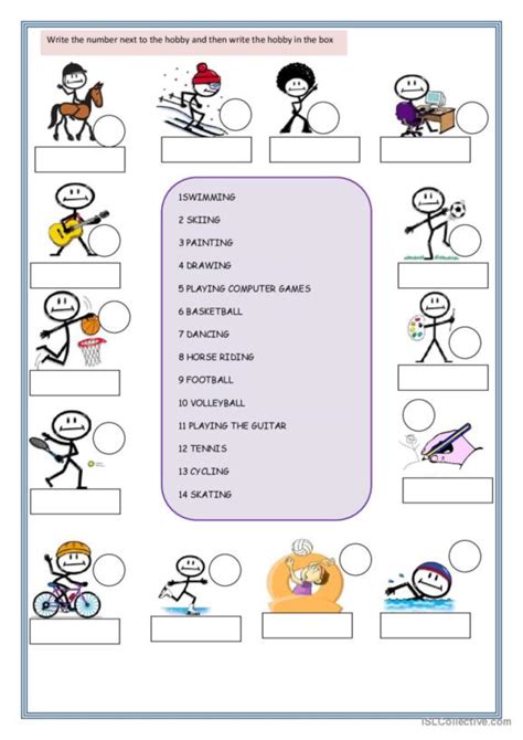 400 Hobbies English Esl Worksheets Pdf And Doc