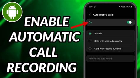 How To Enable Automatic Call Recording In Samsung YouTube