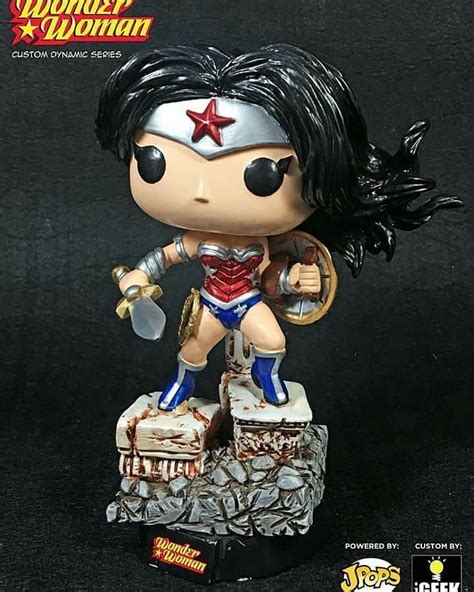 Wonder Woman Custom Funko Pop by (@igeek_customs) on Instagram: “# ...