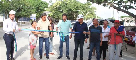 Alcaldía de Soledad entrega 127 metros lineales de vía pavimentada