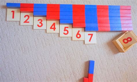 DIY Montessori Numbered Rods & FREE Printable Cut List - "Making Montessori Ours"