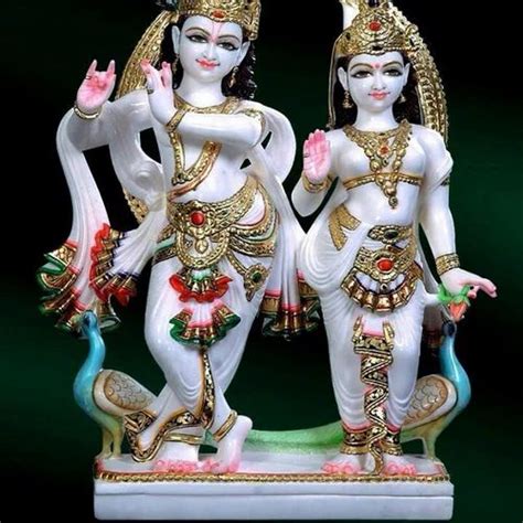 GRP Marbles Marbel White Marble Radha Krishan Idol At Rs 55000 In Faridabad