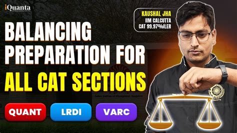 Balancing Preparation For All CAT 2024 Sections Quants VARC LRDI