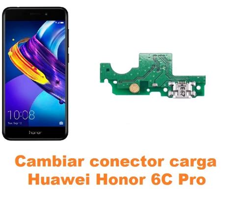 Cambiar Conector Carga Huawei Honor 6C Pro Reparación de Móvil