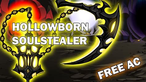 Aqw New Free Weapon Drop Ac Tagged Hollowborn Soul Stealer