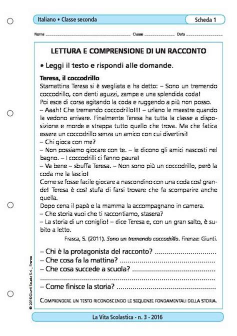 Lettura E Comprensione Di Un Racconto Lettura E Comprensione Di Un