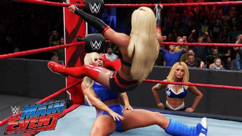 Wwe 2k20 Main Event Carmella W Billie Kay Vs Dana Brooke W Mandy Rose Youtube