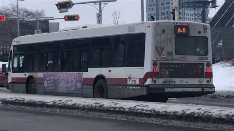 RTL Longueuil 2008 Novabus Lfs 20828 Action On Route 6 Entering