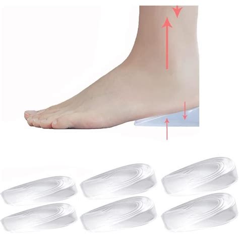 Paires Coussin Talon Soft Gel Talonnettes En Gel Silicone Protection