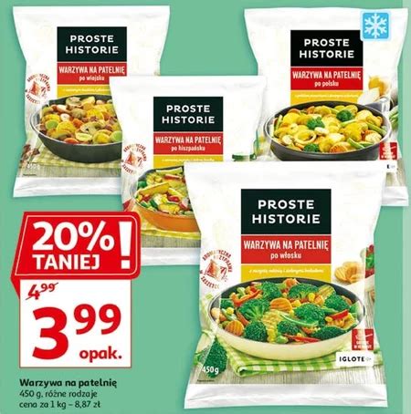 Warzywa na patelnię Proste Historie 20 TANIEJ promocja Auchan