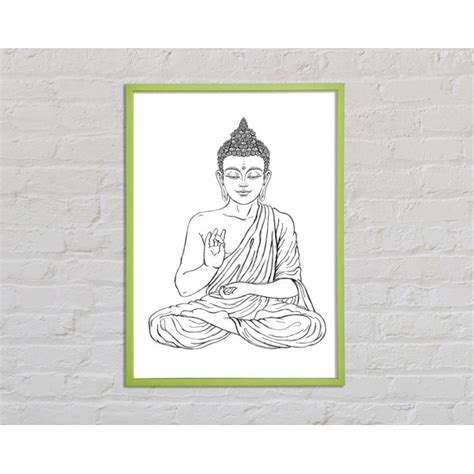 Bloomsbury Market Buddha Single Picture Frame Art Prints Wayfair