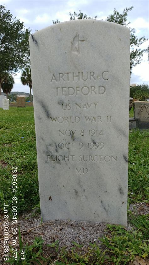 Arthur C Tedford Find A Grave Memorial