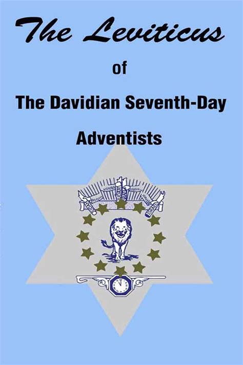 The Leviticus Of The Davidian Seventh Day Adventists The Shepherd S Rod Series Kindle