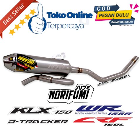 Knalpot Norifumi Rocket 4 Bore Up Crf 150 Klx 150 Dtracker 150 Wr 155