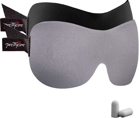 Prettycare D Sleep Mask Pack Grey And Black Eye Mask For Sleep D