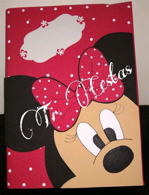 Molde Da Minnie Em Eva Para Capa De Caderno