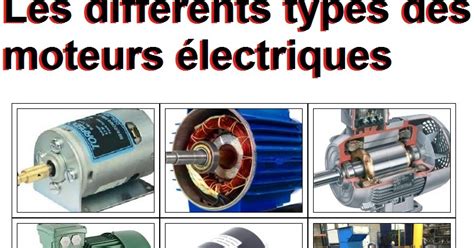 Les différents types des Moteurs Électriques Automatisme Industriel