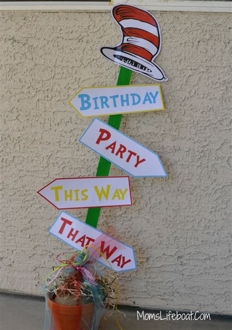 Dr Seuss Birthday Party Ideas - Decorations and Games