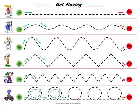 Pre Writing Skills Worksheet