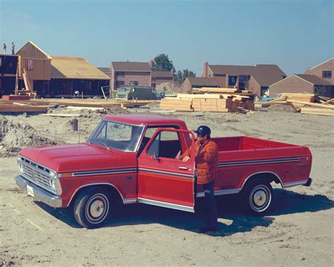 Feast Your Eyes On 100 Years Of Payload Hauling Off Roading Parking Lot Dominating Ford Trucks