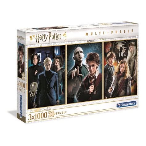 Multi Puzzle X Pi Ces Clementoni La Magie D Harry Potter La