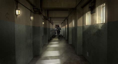 Jim Martin Concept Art: Thai Prison Hallway, "Hangover III"