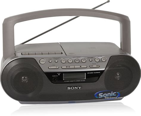 Sony Cfd S05 Cfds05 Mega Bass Cd Amfm Cassette Recorder