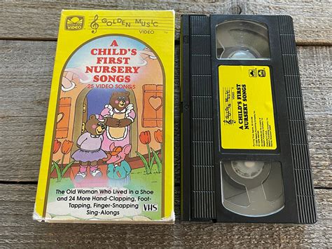 A Childs First Nursery Rhymes Vhs Golden Book Video 1990 Golden