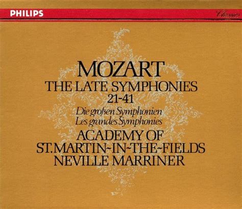 Neville Marriner Mozart The Academy Of St Martin In The Fields