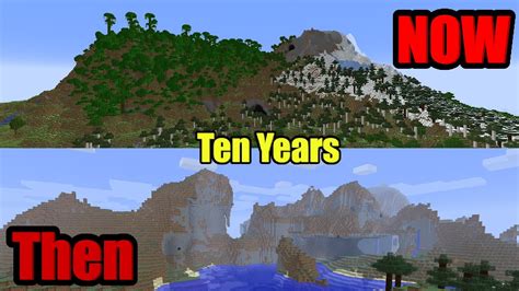 10 Years Difference Minecraft Now And Then Youtube