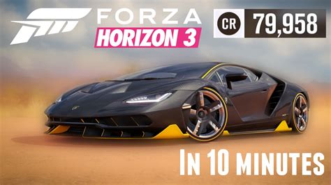 Forza Horizon 3 How To Get Money Fast YouTube