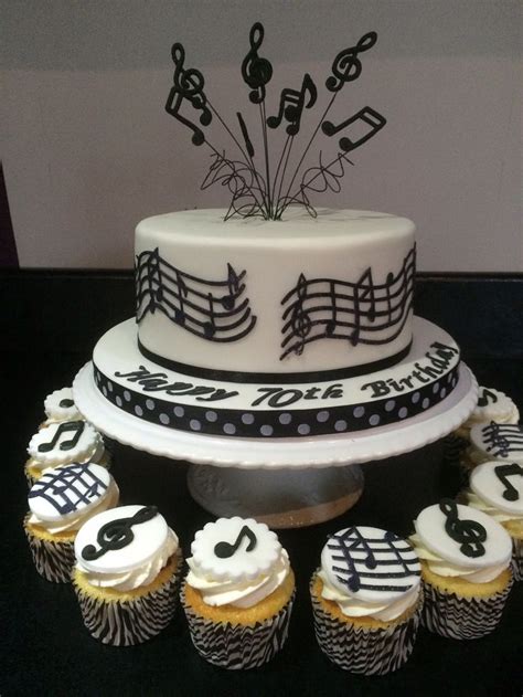 Music Notes Cake Music Themed Cakes Music Note Cake Beautiful Cake