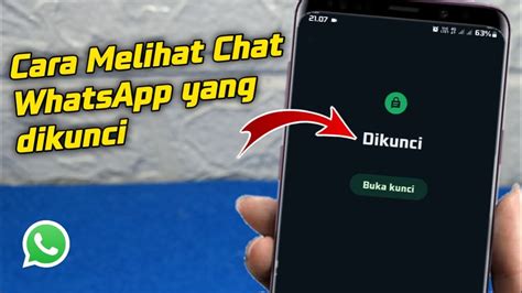 Cara Melihat Chat Whatsapp Yang Dikunci Youtube