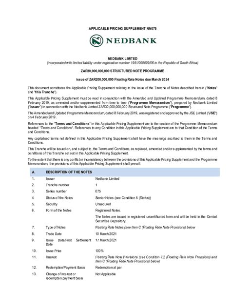 Fillable Online Nedbank Limited Jse Client Portal Fax Email Print